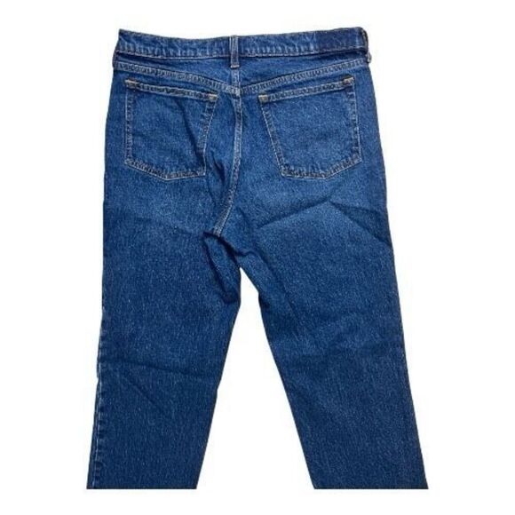 Abercrombie & Fitch Women Blue Size 30/10R The Straight Mid Rise Mid Wash Jeans - Picture 6 of 13